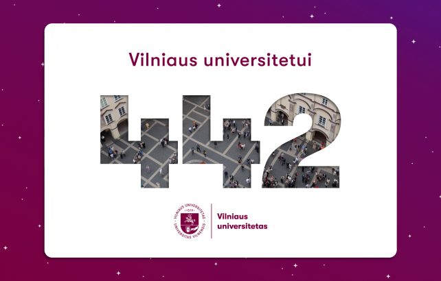 442-ąjį gimtadienį Vilniaus universitetas švęs nuotoliniu būdu