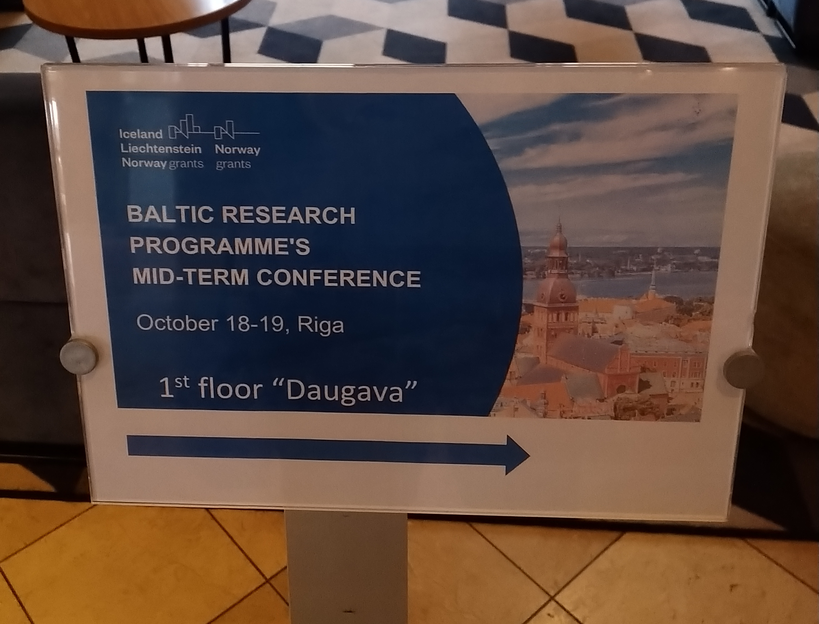 Presentation of the ADVANCES project at the Baltic Research Programme’s Mid-Term Conference